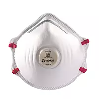 Venus V-20 | Cup Mask FFP2S - White Valved | Pack of 10