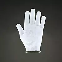 Gloves | 13 Gauge Nylon Knitted | Colour: White | 26 Grams | Pack of 10