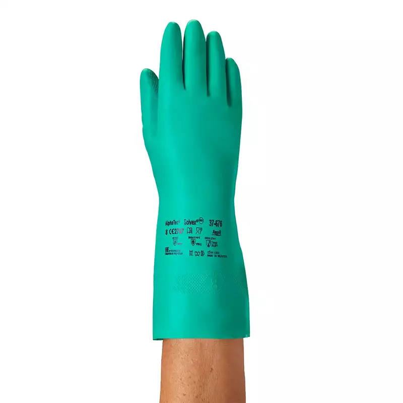 Ansell | AlphaTec 37-676 | Nitrile Gloves | 17 MIL | Thick-cotton flocked Ansell | AlphaTec 37-676 | Nitrile Gloves | 17 MIL | Thick-cotton flocked