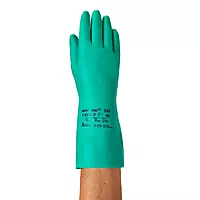Ansell | AlphaTec 37-676 | Nitrile Gloves | 17 MIL | Thick-cotton flocked