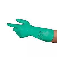 Ansell | AlphaTec 37-676 | Nitrile Gloves | 17 MIL | Thick-cotton flocked