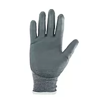Gloves | PU Coated Nylon Knitted | Colour - Black | Size - Large | OTBR | Pack of 10
