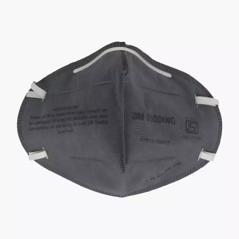 3M 9000ING | Grey - Disposable Dust / Mist Respirator with ISI Mark | Pack Of 100