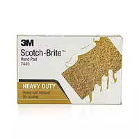 3M Abrasive Scotch-Brite 7440 Hand Pad - Size: 6” x 9” 