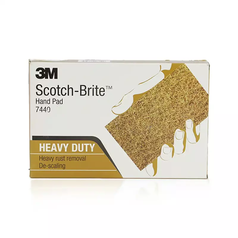 3M Abrasive Scotch-Brite 7440 Hand Pad - Size: 6” x 9” 