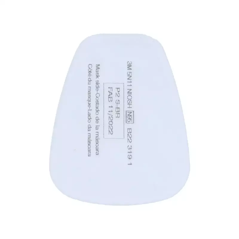3M 5N11 | Dust / Mist | Paint spray | Prefilter | Pack of 10 Nos