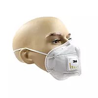 3M 9004V | White | Valved | Flat Fold | Dust / Mist Respirator | ISI Mark | Pack of 25