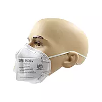 3M 9004V | White | Valved | Flat Fold | Dust / Mist Respirator | ISI Mark | Pack of 25