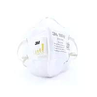 3M 9004V | White | Valved | Flat Fold | Dust / Mist Respirator | ISI Mark | Pack of 25