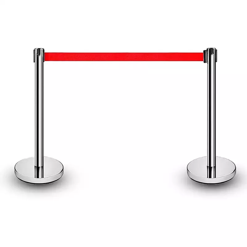 Stainless Steel Q Post with Tape – Q-Manager – Per Pole.