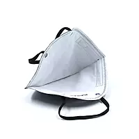 Karam RF01 Respirator | P1 Flat Fold with Nose Clip,Ear Loop | Grey Colour | ISI Marked | Pack of 100