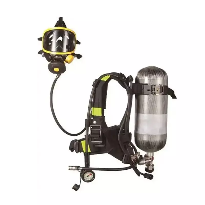 Breathing Apparatus T8000 Type 2 with Back Plate & Face Mask-EN Apvd with 45 Min.RAMA Steel Cylinder