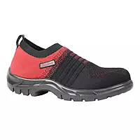 Karam FS202FN (FWSAMN) Safety Shoe C.T - Single Density Black PU Sole, Low Ankle - CE Marked