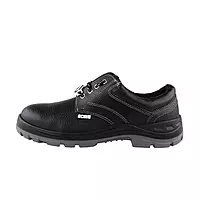 Acme Asics Safety Shoe S.T. PU Double Density - Low Ankle - Black Buff Leather