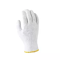KNP | Cotton Knitted | Safety Hand Gloves | White