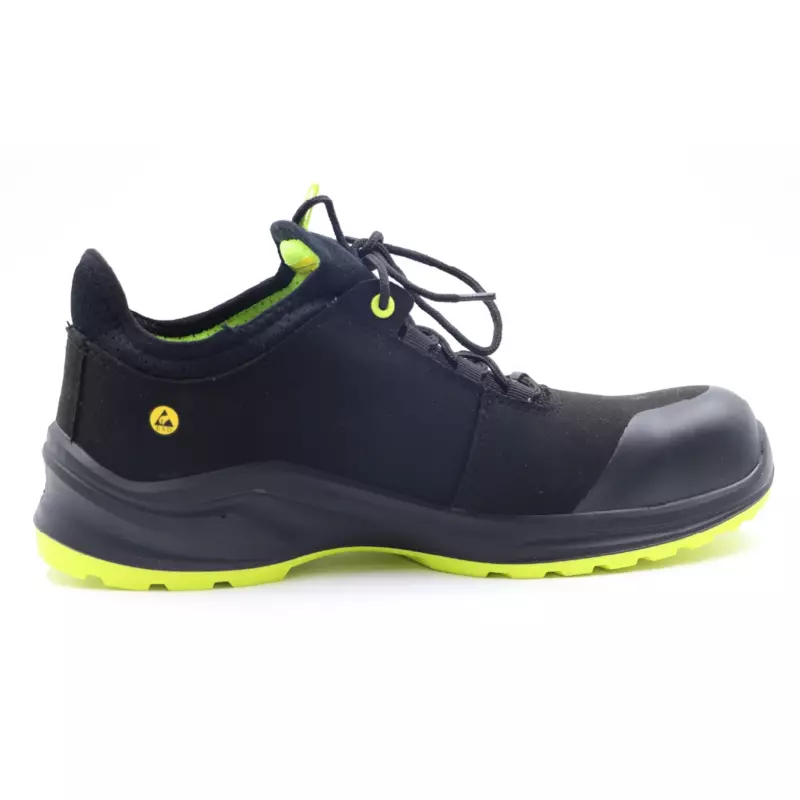 Safety Jogger | Modulo S3S LOW - Blk |Safety Shoe | Nanocarbontoe | Upper Microfiber | Esd | Colour: Black