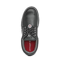 ACME Ether Safety Shoe C.T. PU Single Density - DIP Low Ankle - Plain Black Apollo Leather