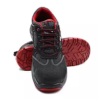 Allen Cooper 1697 Sporty Safety Shoe | Steel Toe Cap |Microfibre with Highly Durable Fabric Upper | Double Density Sole