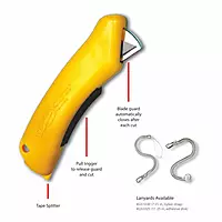 SpellBound | Safety Knife | X-TRASAFE® CU SAFETY UTILITY KNIFE | Pocket Knife Safety | XSCU-03101 | Pack of 6
