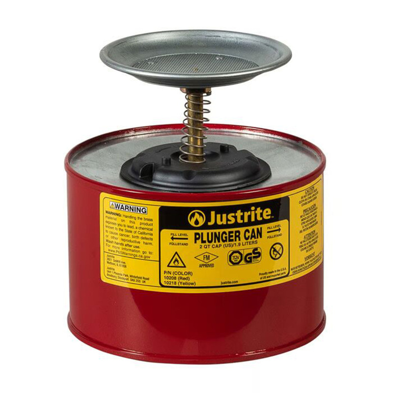 JUSTRITE - 10208 - Plunger Can - 1/2 Gallon (2L)
