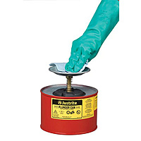 JUSTRITE - 10208 - Plunger Can - 1/2 Gallon (2L)
