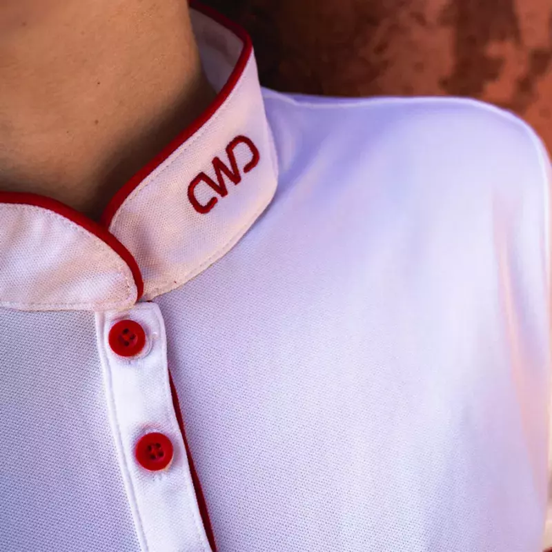 CWD White Polo Shirt Women