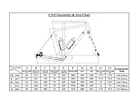 SEABOARD CX03 GRAVEL STEEL FRAMESET