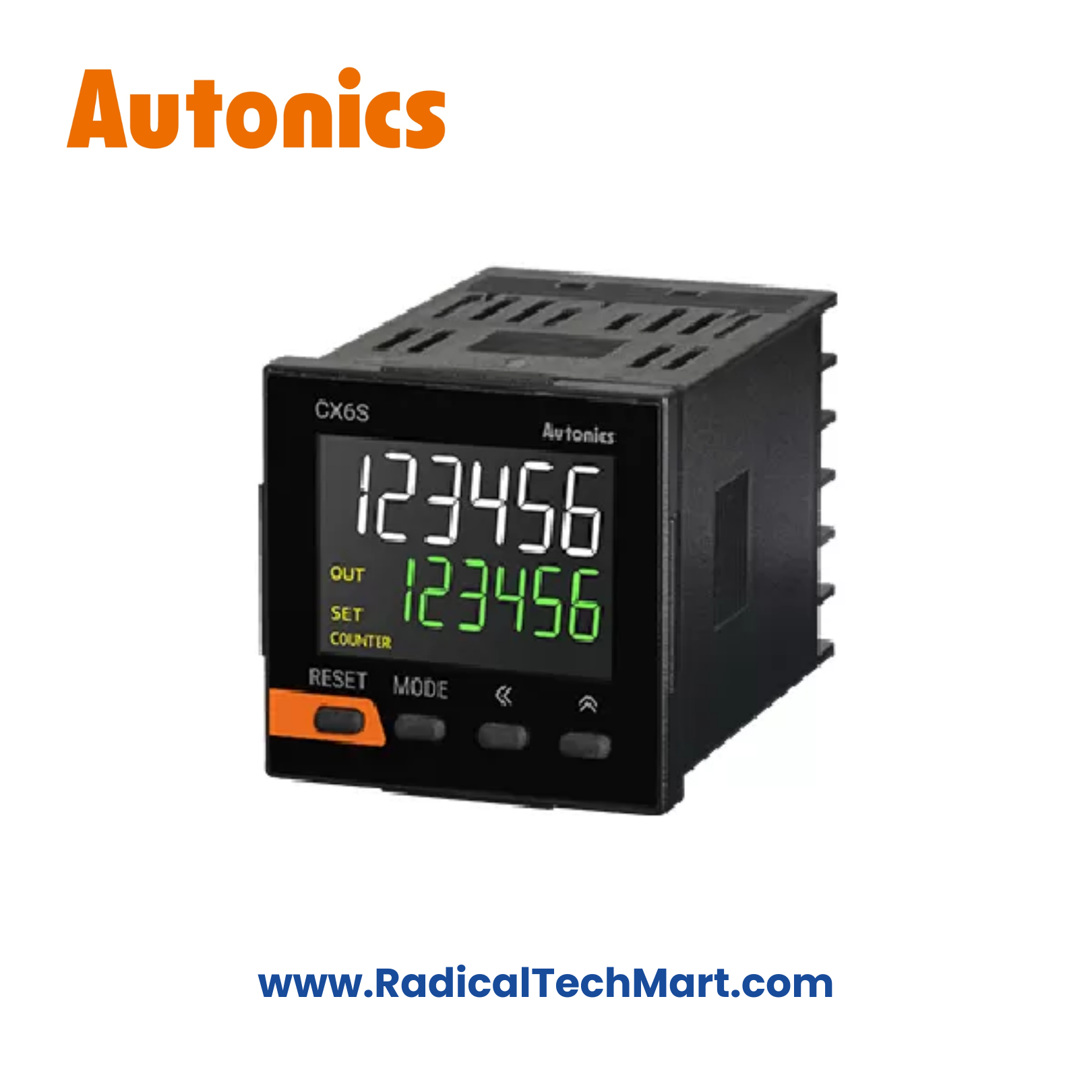 Autonics CX6S-1P4 Digital Counter Timer with Dual LCD Display