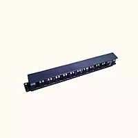 Cable Manager 19" 1U, ABS - Cent Black