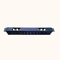 Cable Manager 19" 1U, ABS - Cent Black