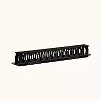 Cable Manager 19" 1U, ABS - Cent Black