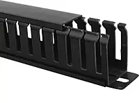 Cable Manager PVC Channel Box – 22 Slot Rack Mount, Raceway | FRLS Type Wiring Duct (45mm x 45mm x 100cm) Cable Manager PVC Channel Box – 22 Slot Rack Mount, Raceway | FRLS Type Wiring Duct (45mm x 45mm x 100cm)