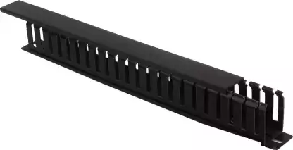 Cable Manager PVC Channel Box – 22 Slot Rack Mount, Raceway | FRLS Type Wiring Duct (45mm x 45mm x 100cm) Cable Manager PVC Channel Box – 22 Slot Rack Mount, Raceway | FRLS Type Wiring Duct (45mm x 45mm x 100cm)