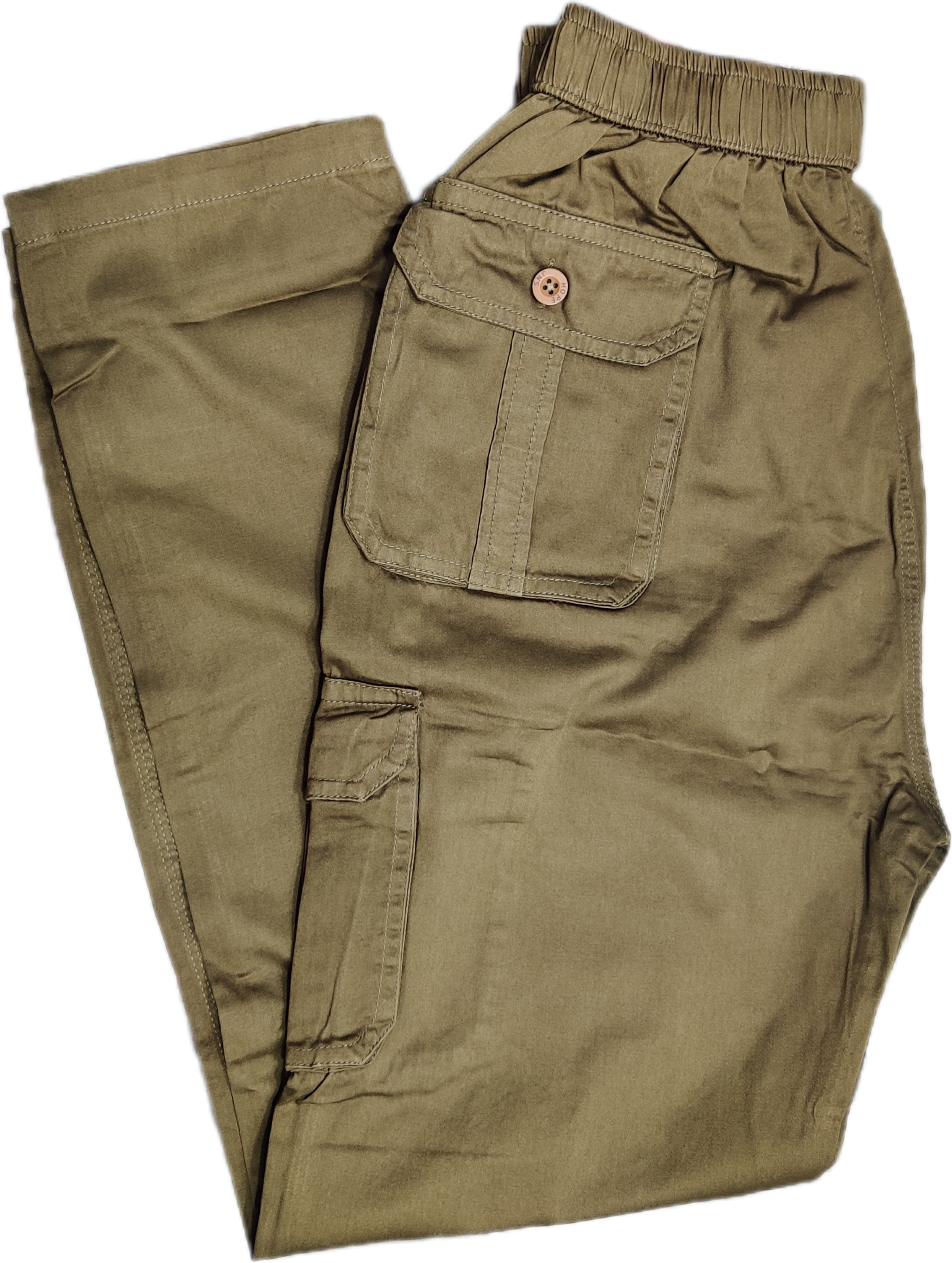 Cotton Plain Cargo Pant