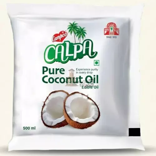 Campco Calpa Cold Pressed Coconut Oil – Pure & Natural (Pouch)-1000ml
