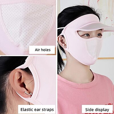 Cap With Mask Personal Care Pack of 2 Cap With Mask Personal Care Pack of 2