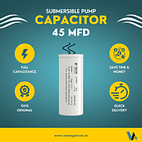 Tibcon 45 MFD 440 V Capacitor for Submersible Pump