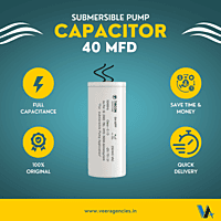 Tibcon 40 MFD 440 V Capacitor for Submersible Pump