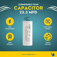 Tibcon 22.5 MFD 440 V Capacitor for Submersible Pump