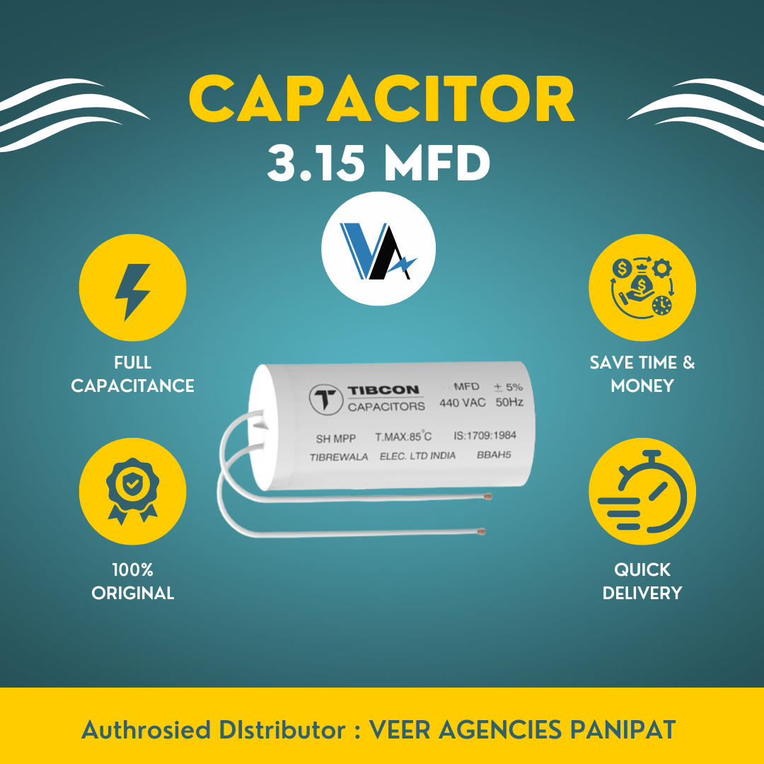 Tibcon 3.15 MFD Capacitor for Fan