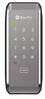 Solity Premium Digital Rim Lock With Fingerprint Password RFID Card Emergency Key