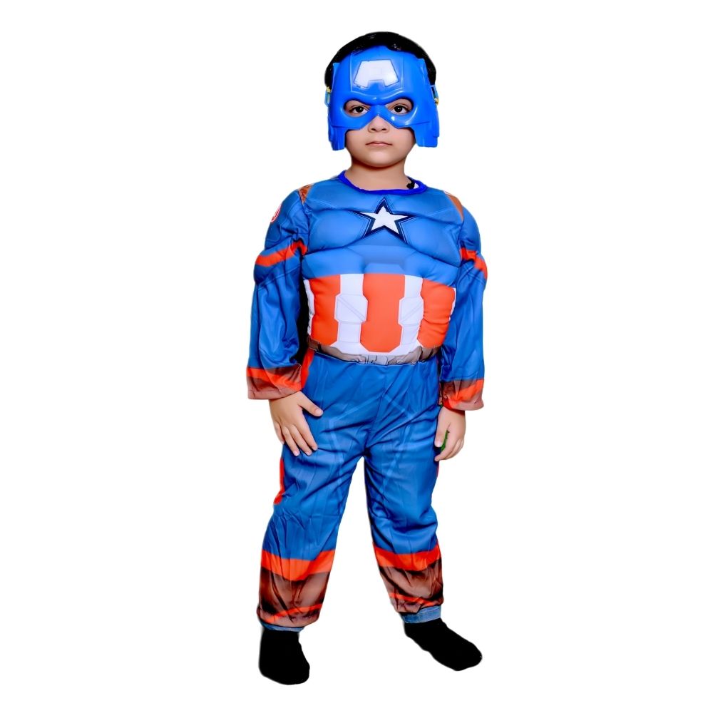 Captain America Fancy Dress Costume Captain America Fancy Dress Costume