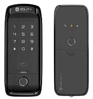 Solity Premium Digital Rim Lock With Fingerprint Password RFID Card Emergency Key