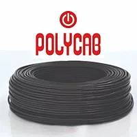 4mm² DC Cable (Black) Tinned Copper [Polycab]