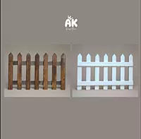 Mini Fence - Set Of 2 - Dual Side