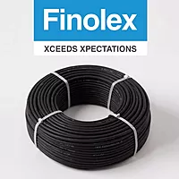 6mm² DC Cable (Black) Tinned Copper - Finolex