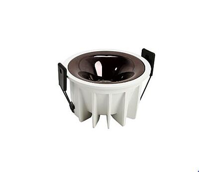 LED AC COB Down light - 6W Prime (WW) White Body with Black Reflector