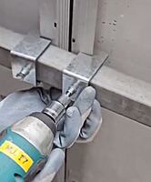 Gapless Solar Panel Mounting Bracket for 60×40 mm (3" x 1.5" ) Square Pipe