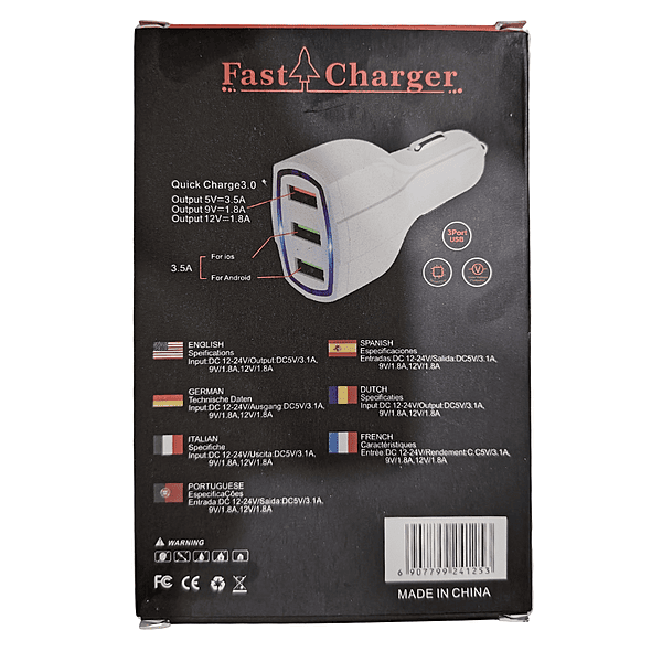 ZigDeal Car Charger – Dual USB Ports | Fast Charging | Compact Design
