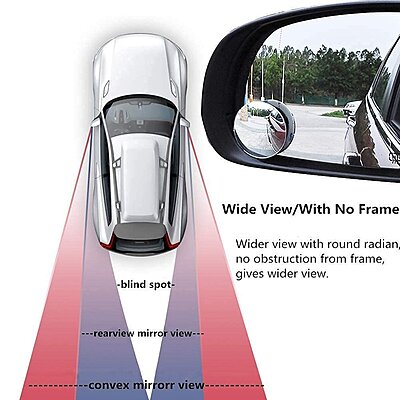 Car Blind Spot Mirror Pack of 1 Car Blind Spot Mirror Pack of 1